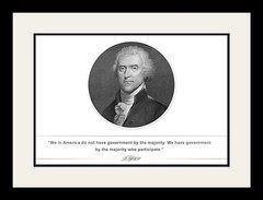 Thomas Jefferson Photo Picture, Poster or Framed Famous Quote «We in America»