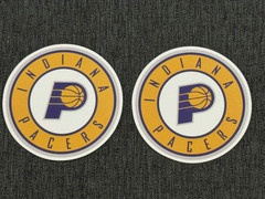 Lot (2) INDIANA PACERS 2 1/2″ x 2 1/2″ Team Logo STICKERS Fast! FREE!