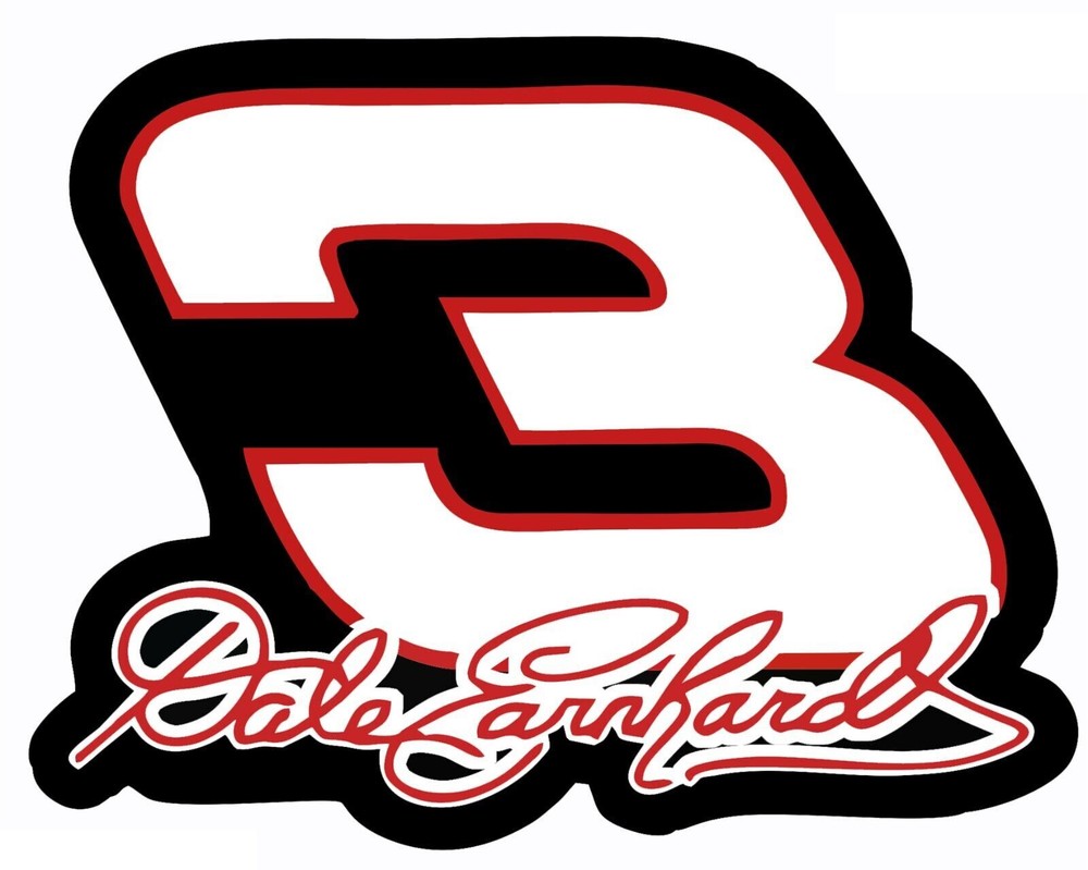 Dale Earnhardt 3 racing Sticker Decal