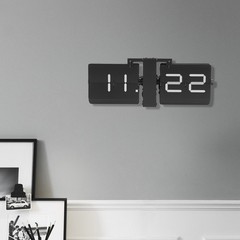 Wall Clock Tabletop Flip Clock Digital Display Screen 12 Hour Clock Indoor
