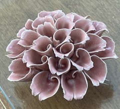 HANDMADE CERAMIC “FLOWER” -TABLE TOP/WALL DECOR