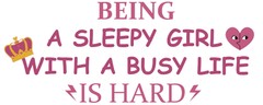 Home Bedroom Crown Heart Design Sleepyhead Girl Quotes Vinyl Wall Decal Sticker