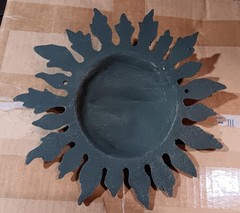 Sun Man Cast Iron 10 Inch Wall Heavy Wall Decor