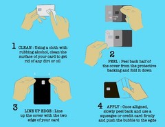Personalized Debit/ Credit Card Skin with Your Own Photo, Image or Any Design