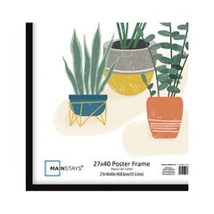 Mainstays 27×40 Basic Poster Frame, Black