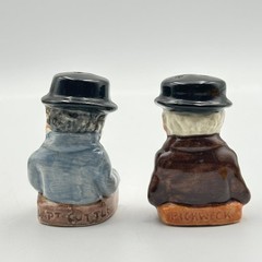 SP66-Dickens Pickwick & Captain Cutter Salt & Pepper Shakers Made In England