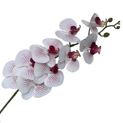 9 Heads Artificial Phalaenopsis Flowers 4 Pcs Artificial Orchid Flowers 42 in…