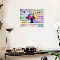Motivational Wall Art Canvas 12×16 – Beautiful Tree Quotes for Office Decor