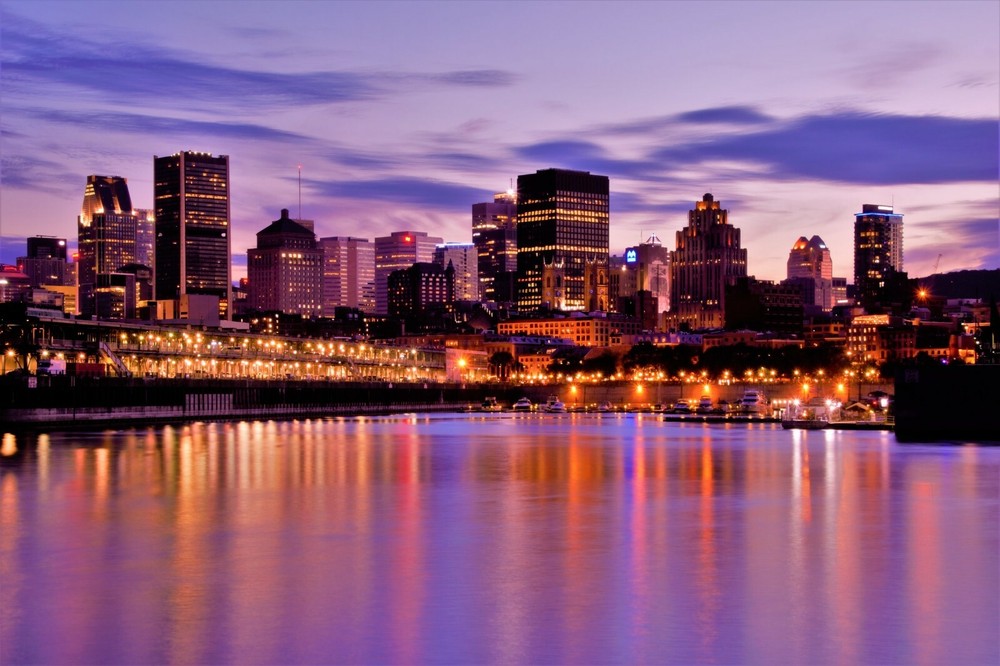 Montreal Quebec Canada Skyline Glossy Poster Photo Picture Banner Print
