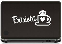 Barista Coffee Cup Decal Sticker for Car Window Starbucks Gift Java Art BG 418