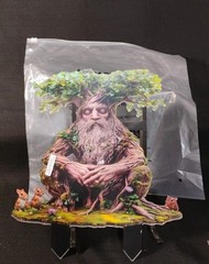 2D Flat Acrylic Tree Faery Style – Decorative Desktop / Garden – LOT Of 6