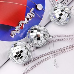 Elegant 12-Piece Disco Mirror Ball Set – 1.6″ Ornaments for All Occasions
