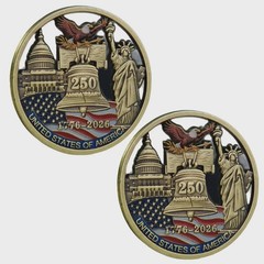 USA Commemorative Coin 250th Anniversary Eagle Liberty 1776–2026