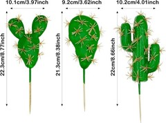 N|A 10 PCS Faux Fake Succulents Artificial Cactus DecorFaux Cactus Cacti Plan…