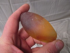 Lot of 10pcs Apricot XL 3″ Orange Agate Stone – Extra Large with Great Coloring