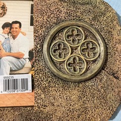 Vintage Burnes of Boston Celtic Medallion Cross 3.5×5 Picture Frame Resin Rock