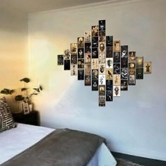 TWNSLLA Moody Dark Academia Decor Wall Art for Home,50pcs Dark Academia Aesth…