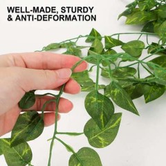 1/2/4 Pcs Artificial Ivy Leaf Plants Vine Hanging Garland Fake Flower Home Decor