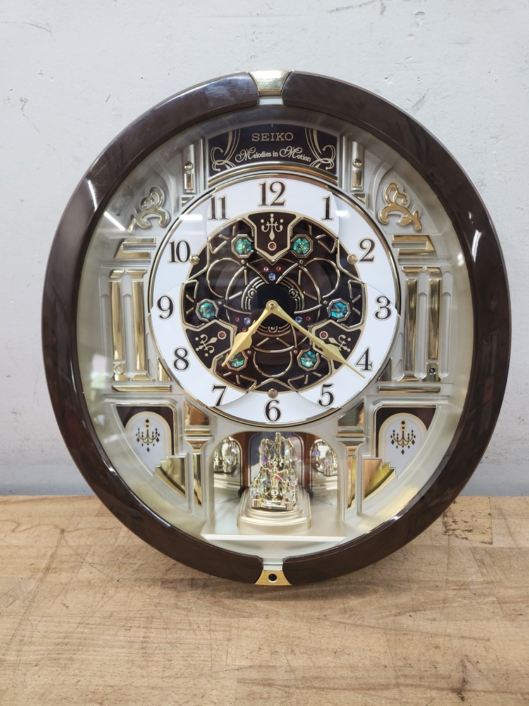 Seiko Melodies In Motion 40 Song Musical Wall Clock (MS-XM394-1)