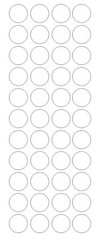 3/4″ White Round Label Dots Stickers Color Coding Inventory 3/4 Inch Dot