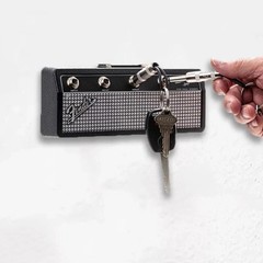 Retro Radio Plug Key Holder Wall Mount Zinc Alloy Jack Key Rack Organizer Frame