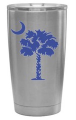 *SALE* Palmetto Tree & Moon – SC – Beach – Palm – South Carolina – Vinyl Decal