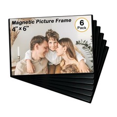 Mingting Magnetic Picture Frame, Holds 4X6 Inches Pictures, 4×6 inches, Black
