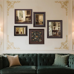 10 Pack Vintage Picture Frames for Wall or Tabletop – Ornate Décor Set