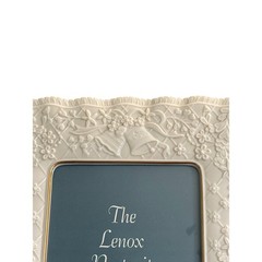 Lenox Wedding Promises Portrait Gallery Ivory China 5×7 Picture Frame Gold Trim