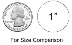 1″ Metallic Gold Round Label Dots Stickers Color Coding Inventory 1 Inch Dot