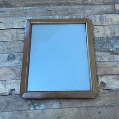 MCM Vtg Rectangular Wooden Picture Frame 8 x 10 in Smooth Finish Free Standing