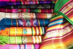 TABLECLOTH RECTANGLE COTTON THROW HANDMADE OTAVALO ANDEAN INCA 60″x80″ 6-8 SEATS