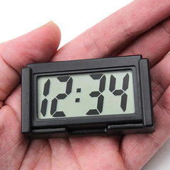 Portable Mini Car Dashboard Digital Clock for Vehicle Large LCD Time Screen