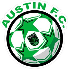 Austin FC Soccer Vinyl Decal Sticker Car Truck Bumper Laptop Mug Tumbler Window
