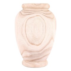 Wooden Vase Decoration Living Room Table Solid Wood Ware Flower Bottle3343