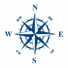 Compass Navigation Automotive Die Cut Decal Multi colors Oracal 651 brand & more