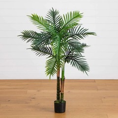 4′ UV Resistant Artificial Double Robellini Palm Tree (Indoor/Outdoor)