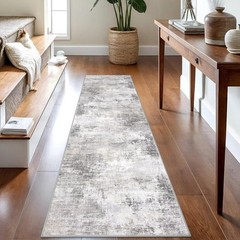 IOHOUZE Abstract Runner Rug 2×8 Ft Washable Runners for Hallways, Non Slip Ki…