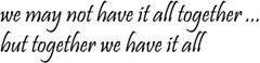 Home LOVE Wall Decals Quote Vinyl Wall Stickers Art Scripture Bedroom Decor