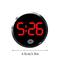 Durable 1PCS Digital Car Clock For Dashboard Mini Electronic Vehicle Green/Red