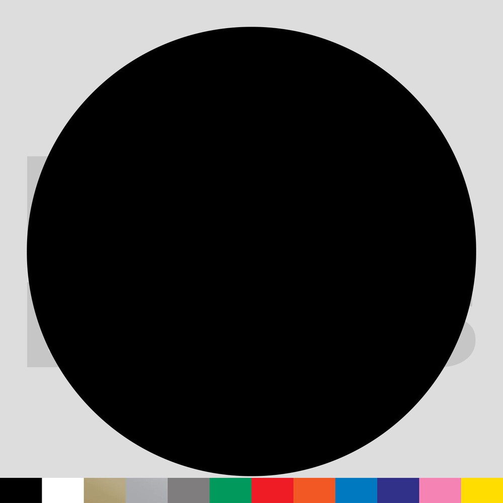 Circle Vinyl Die Cut Decal Sticker – Round Dot Spot Shape