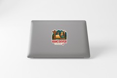 Vancouver Canada Sticker Decal Vinyl Die-Cut City Skyline Landmark Design