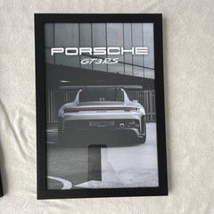 3 Black 12×16 Rear-Loading Poster Frames (Mbappe, Drake-views,Porsche 911 GT3RS)