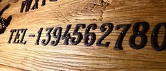 Cast Wrought Iron Black Antique House Door Alphabet 26 Letters & 10 Numbers