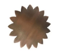 THRESHOLD SUN SCREEN DECOR BRONZE FINISH SET OF 2 MAGNET BACKED 3 5/8″ X 3 5/8″