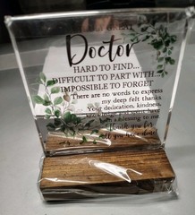 Doctor Gifts for Women Men, Thank You Appreciation Gifts for Doctor Acrylic S…