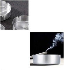 Lot of 1-60 of Stainless Steel Cigarette Ashtray Ash Holder for Home,Hotel, Etc