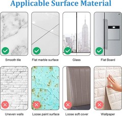 10Pcs Acrylic Mirror Tiles for Wall Decor, 4» x 6» x 0.07» Rectangular Wal…