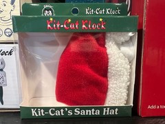 SANTA HAT FOR FULL SIZE KIT CAT CLOCK