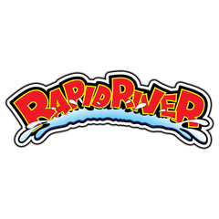 Rapid River Arcade Logo #1 Sticker Waterproof Vinyl Decal Die-Cut